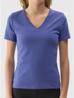 Dámske hladké tričko z organickej bavlny 4F