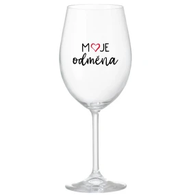 MOJE ODMĚNA - čirá sklenice na víno 350 ml MOJE ODMĚNA - čirá sklenice na víno 350 ml