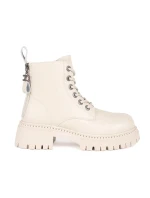 Pohodlné dámske členkové topánky hnedá platforma Pohodlné dámske členkové topánky hnedá platforma