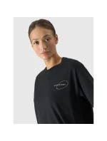 Dámske tričko oversize s potlačou 4F 4FRSS24TTSHF2089-20S