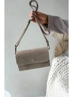 Batoh z přírodního semiše béžový Mirine