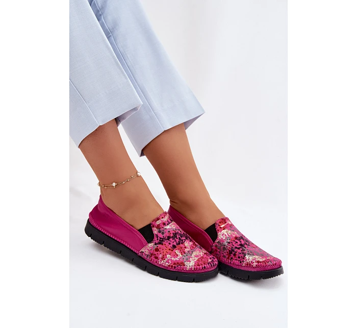 Dámské nazouvací kožené polobotky model 22100727 - Maciejka