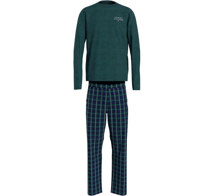 Pánské pyžamo  zelené káro  model 19062131 - Tommy Hilfiger