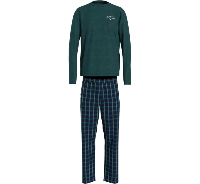 Pánské pyžamo  zelené káro  model 19062131 - Tommy Hilfiger