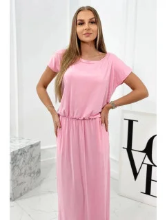 Dámske voľné šaty 9464 ružové - Kesi