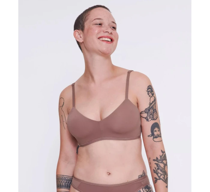 Dámska podprsenka Soft ADAPT P - BROWN - hnedá 1141 - SLOGGI Dámska podprsenka Soft ADAPT P - BROWN - hnedá 1141 - SLOGGI