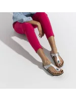 Dámské žabky Gizeh silver regular wide dámské model 22213832 - Birkenstock Dámské žabky Gizeh silver regular wide dámské model 22213832 - Birkenstock