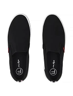 męskie slip on czarne model 22087103 - FILIPPO