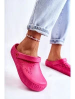 Dámské světlé pantofle Big Star model 21593831 fuchsie - Big Star Shoes