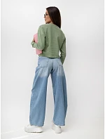 Bluza model 22340802 pistacjowy - FPrice Bluza model 22340802 pistacjowy - FPrice