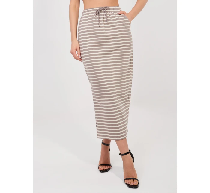 Spódnica model 22024922 ciemny bezowy - FPrice