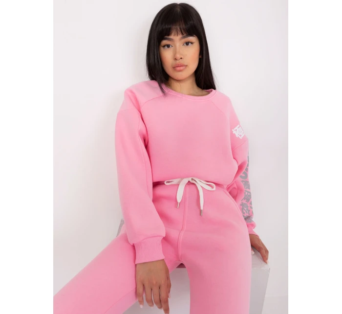 Spodnie dresowe EM DR HS 21 model 18741315 różowy - FPrice Spodnie dresowe EM DR HS 21 model 18741315 różowy - FPrice