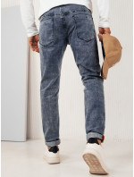 Pánske tmavomodré džínsové nohavice Dstreet UX4234