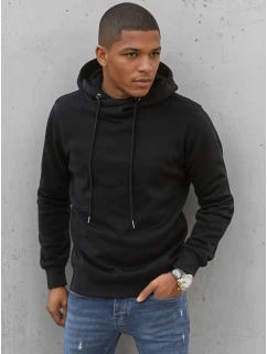 Pánska mikina s kapucňou čierna FashionStreet BX5429
