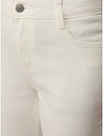 Dámske džínsy s vysokým pásom mom fit white FashionStreet uy2959