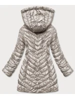 žlutá oboustranná dámská prošívaná bunda model 17505522 - MINORITY