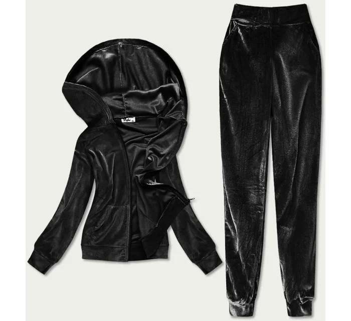 Černý dámský velurový dres model 17605983 - Defox