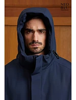 Men Pánská teplá parka deep black model 22499558 - NEOBLU Men Pánská teplá parka deep black model 22499558 - NEOBLU