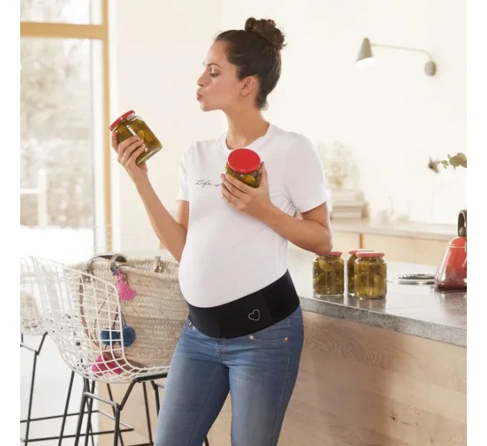 BabySherpa tehotenský podporný pás 1707 čierny - Anita Maternity