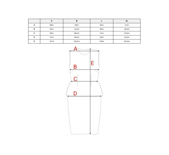 S427 Peplum šaty - béžové