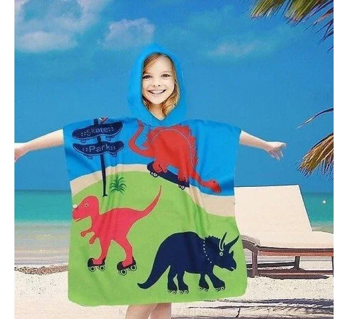 PončoBavlnené svetové detské plážové pončo s kapucňou 60x60 PončoBavlnené svetové detské plážové pončo s kapucňou 60x60