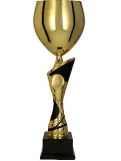 Zlatý a čierny kovový pohár EMIRA BK