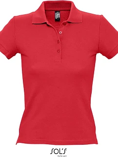 SOL'S Dámské piqué polo red model 22522080