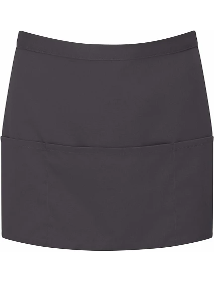 Premier PR 155 Krátka zástera po pás s vreckom „Colours“ 39.0155 charcoal Premier PR 155 Krátka zástera po pás s vreckom „Colours“ 39.0155 charcoal