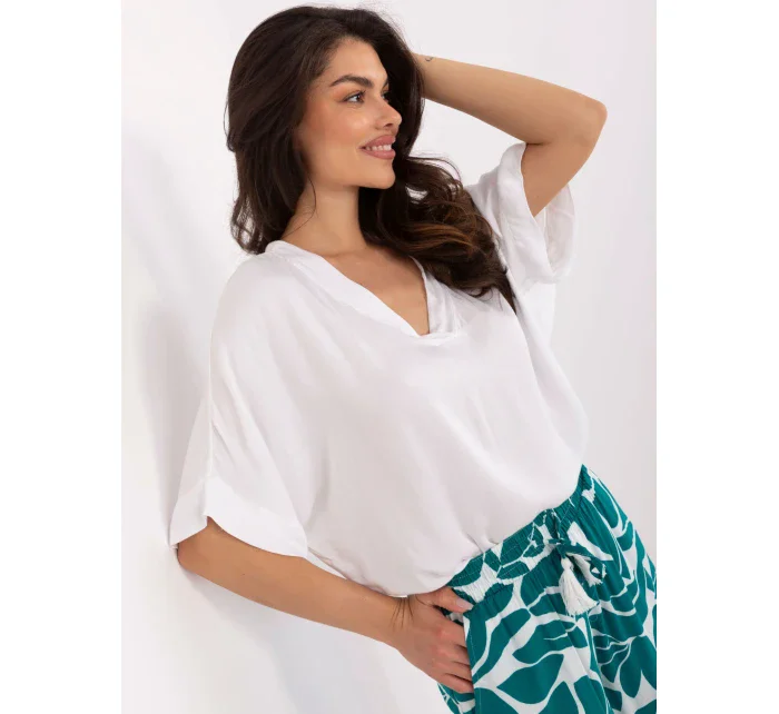 Bluzka TW BZ BI model 21190982 biały - FPrice Bluzka TW BZ BI model 21190982 biały - FPrice