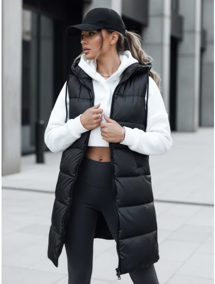 Dámská prošívaná vesta  černá Dstreet model 21970197 - FashionStreet