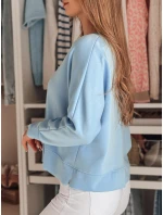 Dámská máslová halenka oversize s přívěskem modrá Dstreet model 21986131 - FashionStreet Dámská máslová halenka oversize s přívěskem modrá Dstreet model 21986131 - FashionStreet