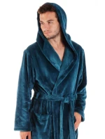 Pánsky župan Siena 3156 Oversized Hooded Petrol - Vestis Pánsky župan Siena 3156 Oversized Hooded Petrol - Vestis