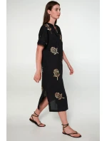 šaty s krátkými rukávy model 19697469 - Vamp šaty s krátkými rukávy model 19697469 - Vamp