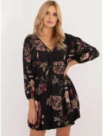 Sukienka DHJ SK czarny model 20572094 - FPrice Sukienka DHJ SK czarny model 20572094 - FPrice