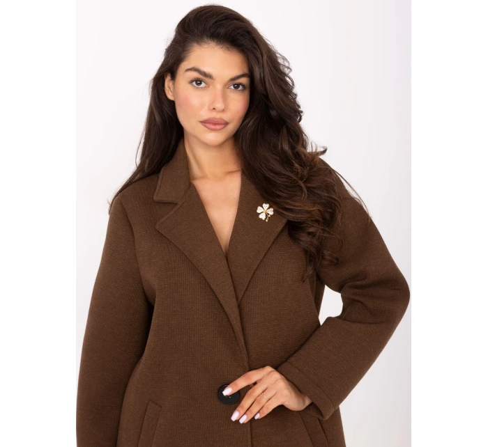 IT PL FL8153.60 hnedý kabát