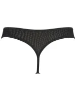 Sexy tangá V-10028 čierna/červená - Axami