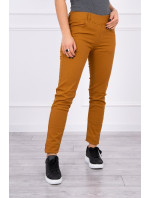 Dámske džínsové nohavice 13754 / 2639 Horčicová - Kesi
