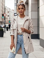 Dámska prechodná bunda parka MEROY sivá FashionStreet TY4287