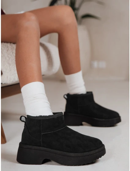 Dámské sněhule s podrážkou černé Dstreet model 21994468 - FashionStreet