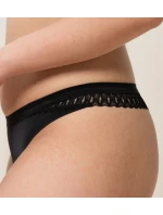 Dámská tanga Aura Spotlight High Leg string černá - TRIUMPH