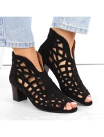 Semišové boty M.Daszynski W model 21958282 černá - M. Daszyński Semišové boty M.Daszynski W model 21958282 černá - M. Daszyński