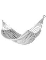 ZÁHRADNÁ HOJDACIA SIEŤ PRE 2 OSOBY 200X150CM S KRYTOM SIVÁ 1039053