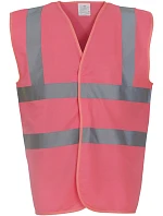 Bezpečnostná vesta Yoko HVW 100 Hi-Vis 79.W100 ružová Bezpečnostná vesta Yoko HVW 100 Hi-Vis 79.W100 ružová
