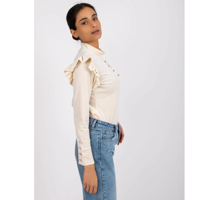 Halenka DHJ BZ model 17404311 světle béžová - FPrice Halenka DHJ BZ model 17404311 světle béžová - FPrice