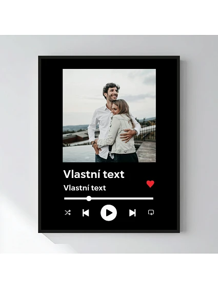Personalizovaný magický fotorámik – 50x70 – hudobný prehrávač Personalizovaný magický fotorámik – 50x70 – hudobný prehrávač