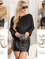 Sexi lesklá blúzka 9002 - Koucla