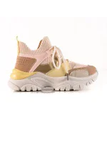 Moderní dámské tenisky vícebarevné bez podpatku Moderní dámské tenisky vícebarevné bez podpatku