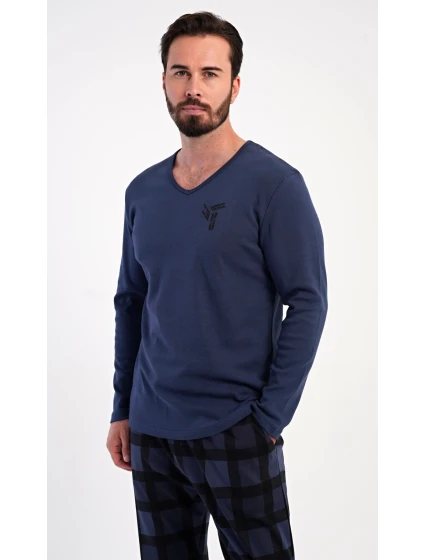 Pánské pyžamo dlouhé model 22405981 - Vienetta MAN Pánské pyžamo dlouhé model 22405981 - Vienetta MAN