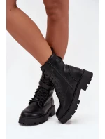 Šnurovanie vyšší model 216647 Krok v štýle