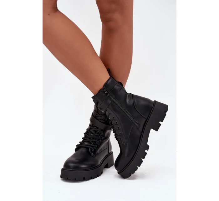 Šnurovanie vyšší model 216647 Krok v štýle